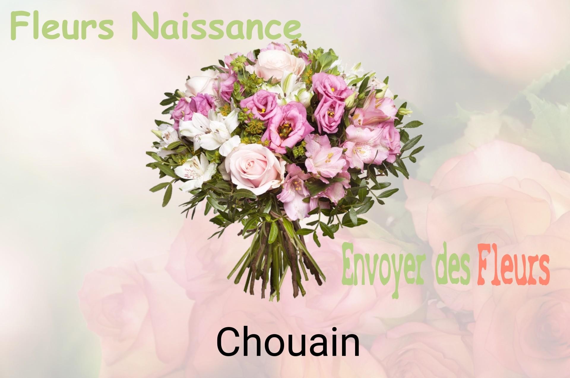 Bouquet de fleurs de naissance livré à Chouain